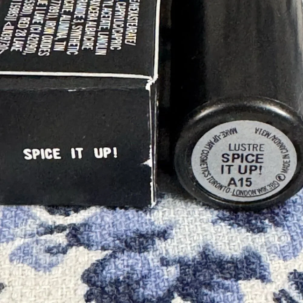 MAC Lustre Lipstick - Spice It Up! A15 - Full Size - NIB *READ*